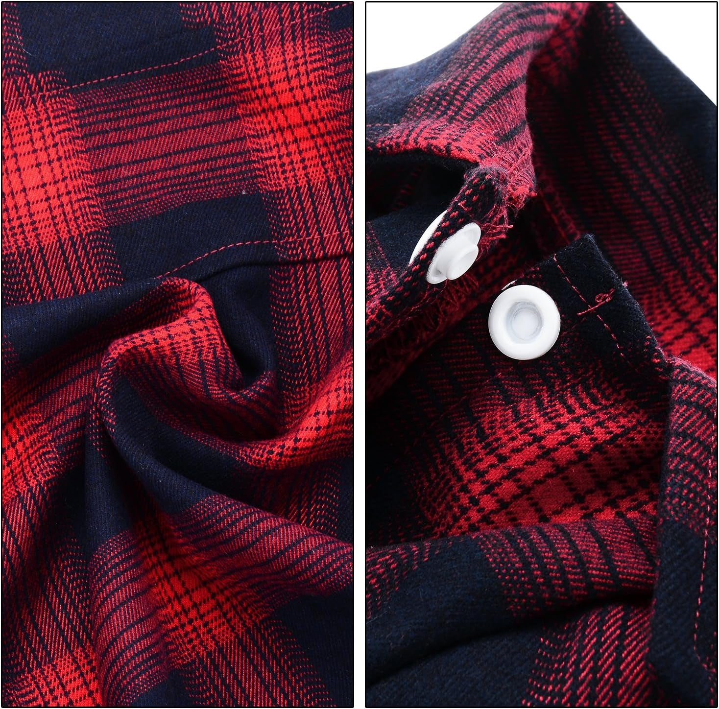 Dog Shirt, Pet Plaid Clothes Shirt T-Shirt, Sweater Bottoming Shirt for Small Dog Cat Puppy Grid Adorable Wearing Stylish Cozy Halloween,Christmas Costumes (Red;Xxl)