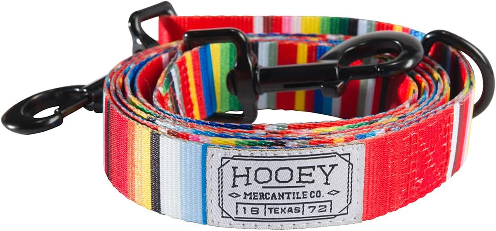 Nomad Dog Leash, Durable Polyester Webbing Leash with Graphic-Inspired Prints, Serape Tijuana, 6'