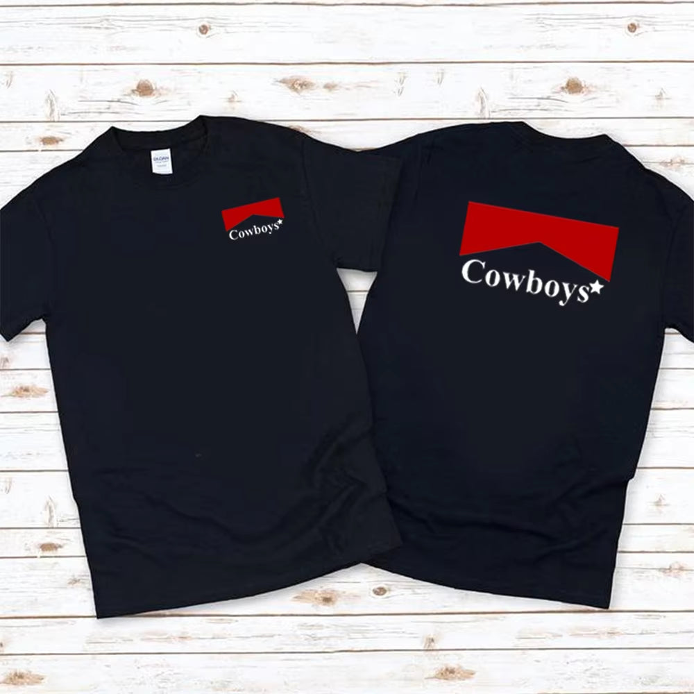 How Bout Them Cowboys T-Shirt Unisex Rodeo T-Shirt Vintage Western Shirt Country Style Shirt Woman Graphic Tees Casual Tops