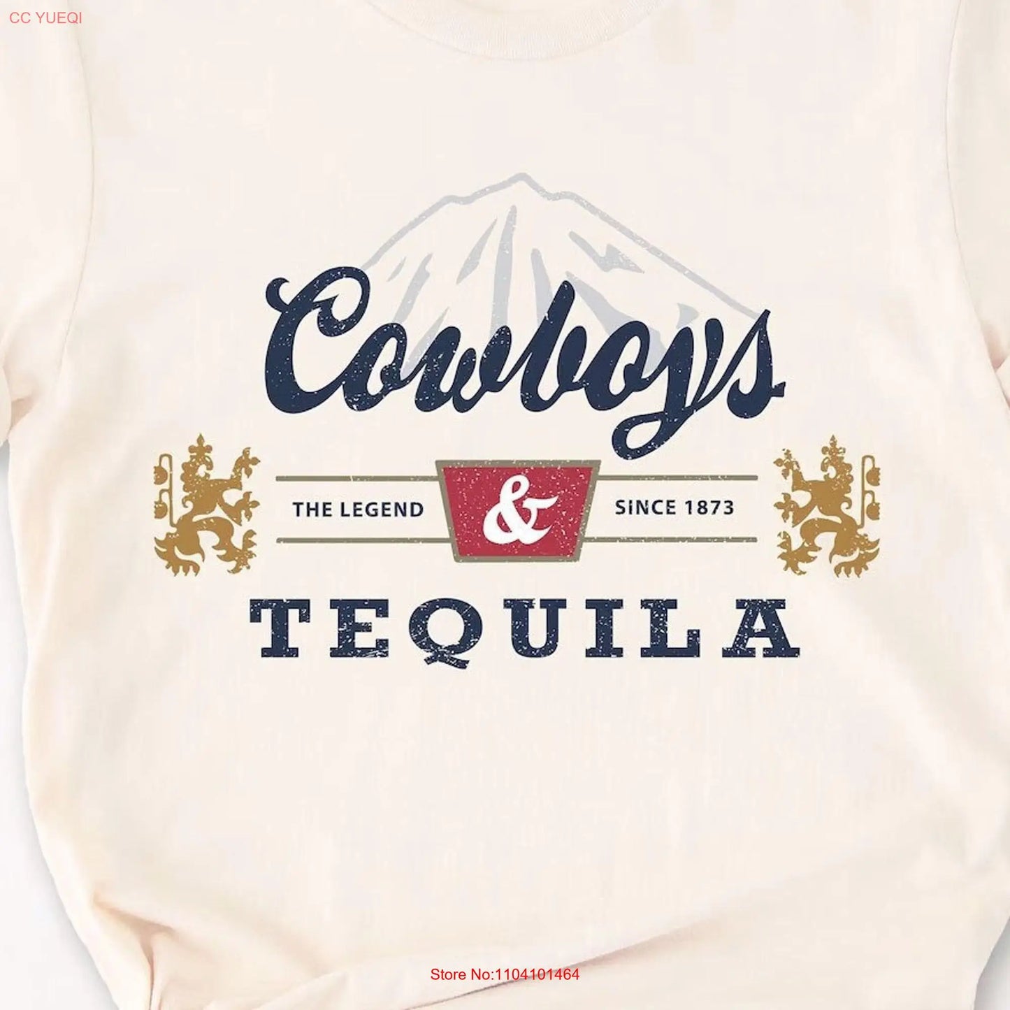 Cowboys and Tequila T Shirt Country Girl Rodeo Alcohol Beer Western Cow Cowboy long or short sleeves