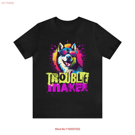 Trouble Maker - Siberian Husky Graffiti t-shirt