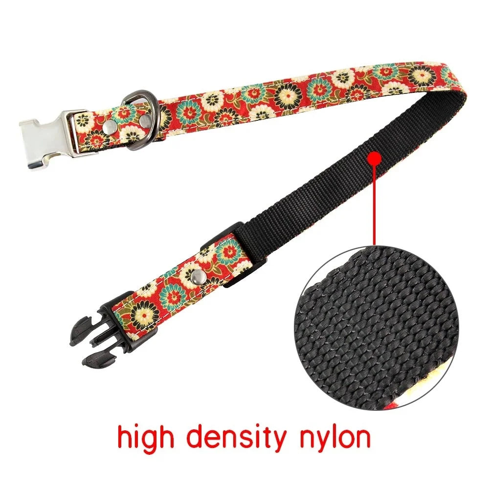 Personalized Dog Collar Name Free Engraved Custom ID Collars for Small Medium Large Dogs Puppy Necklace Pet Leash Pitbull