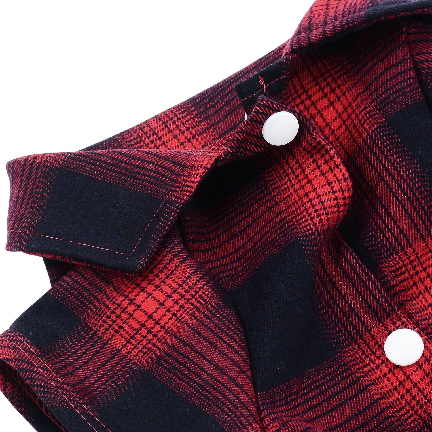 Dog Shirt, Pet Plaid Clothes Shirt T-Shirt, Sweater Bottoming Shirt for Small Dog Cat Puppy Grid Adorable Wearing Stylish Cozy Halloween,Christmas Costumes (Red;Xxl)